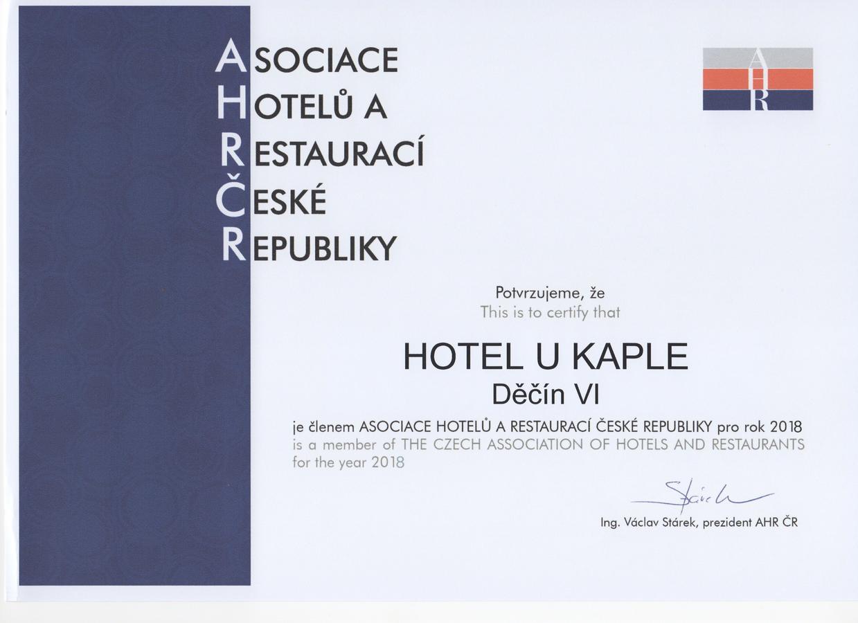 Hotel U Kaple Decin Exterior photo